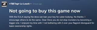 Illustration for article titled PC Game Wants To Ban Jerks And Bullies, But Some Think It's Gone Too Far